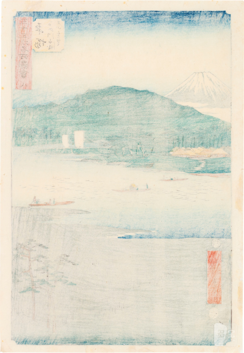 Utagawa Hiroshige (1797-1858) | The complete set of Famous Sights of the Fifty-three Stations (Gojusan tsugi meisho zue), also known as the Vertical Tokaido | Edo period, 19th century - 图22